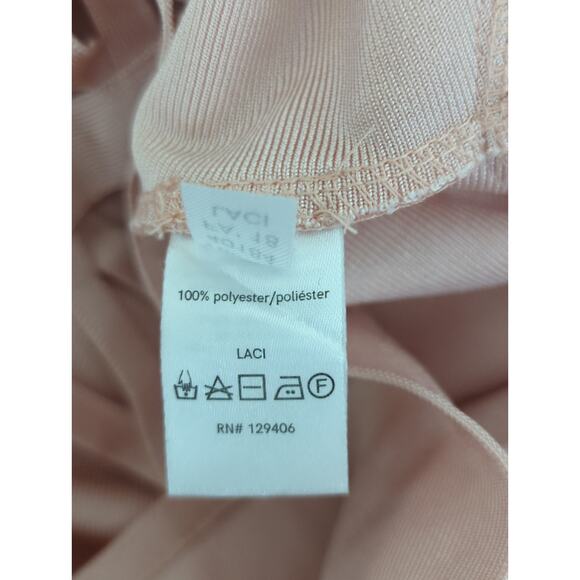 Venus Bandage Strappy Pink Cut Out Bodycon Mini Party Chic Dress LARGE NWT - Picture 8 of 10